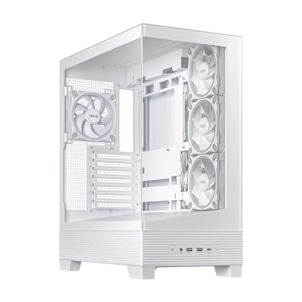 Корпус для ПК ASUS A31 Plus Tempered Glass White (90DC00R3-B19000) - фото 3