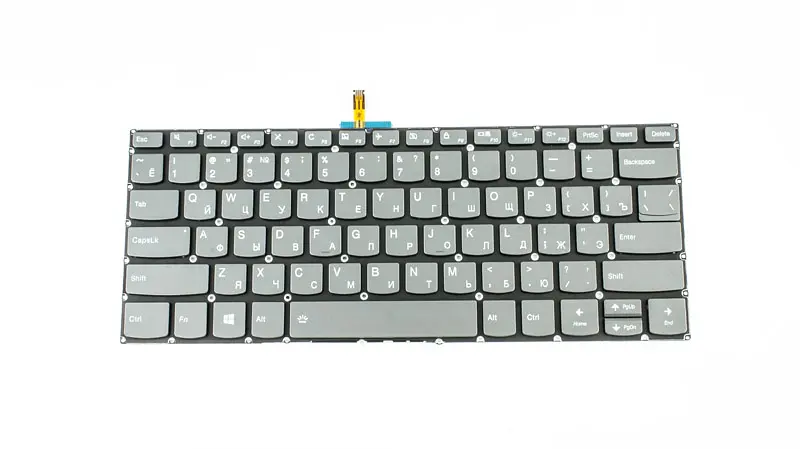 Клавіатура для ноутбука LENOVO (IdeaPad: V330-14) rus, black, без фрейма, підсвічування клавіш(оригінал) - фото 2