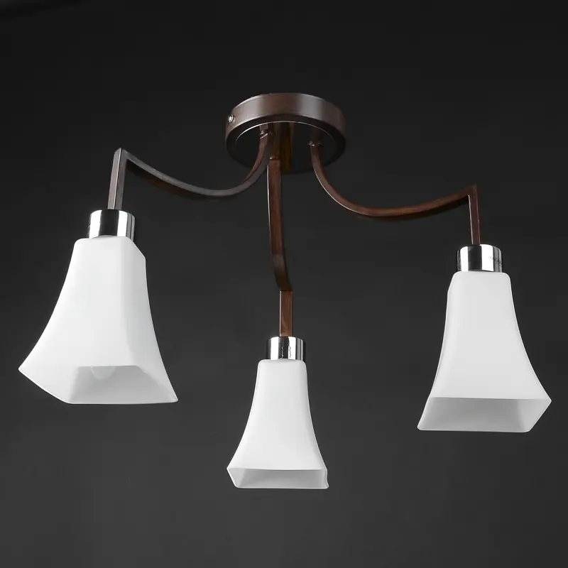 Люстра потолочная Brille для кухни E14 40W BR (LK-284C/3) - фото 8