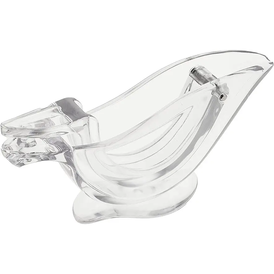 Соковижималка ручна Birdie Juicer Manual juicer сквізер, прес для шматочків лимона, лайма, часточок цитрусових, Transparent - фото 2