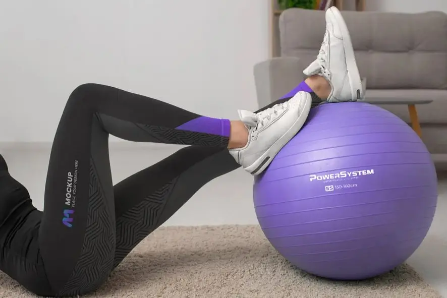 М'яч для фітнесу (фітбол) Power System PS-4013 Ø75 cm PRO Gymball Purple (PS-4013_75cm_Purple) - фото 2