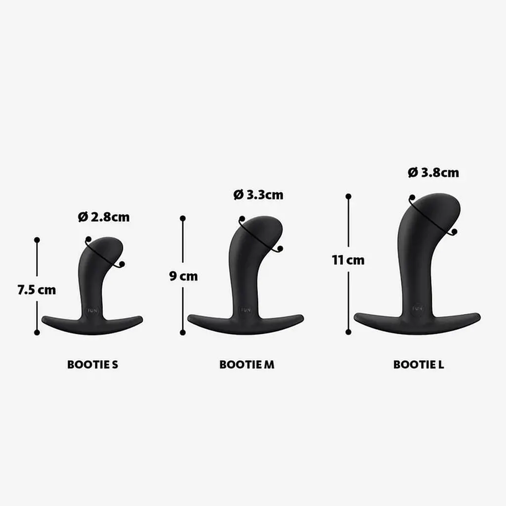 Аальна пробка Fun Factory Bootie M 9.3 см (чорний) - фото 6