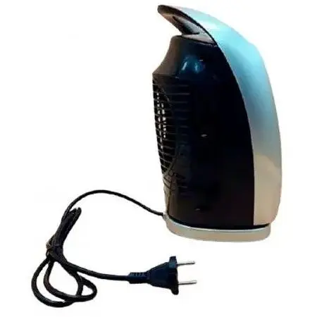 Тепловентилятор Crownberg CB-7749 побутовий обігрівач дуйчик з функцією обертання 1500 Вт Grey - фото 2