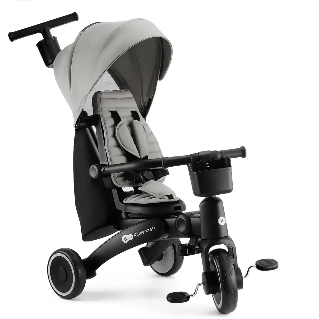 Велосипед триколісний Kinderkraft Jazz 2 Grey (KRJAZZ02GRY0000) - фото 2