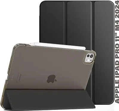Чохол до планшета BeCover Tri Fold Hard Apple iPad Pro 11" M4 2024 Black (711726)