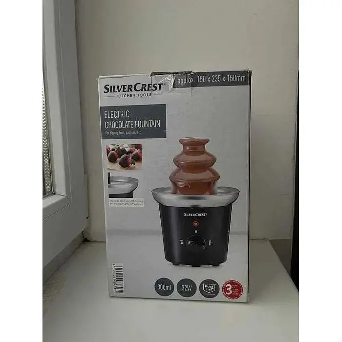 Шоколадный фонтан SilverCrest SSB 32 A1 шоколадное фондю на 3 яруса - фото 5