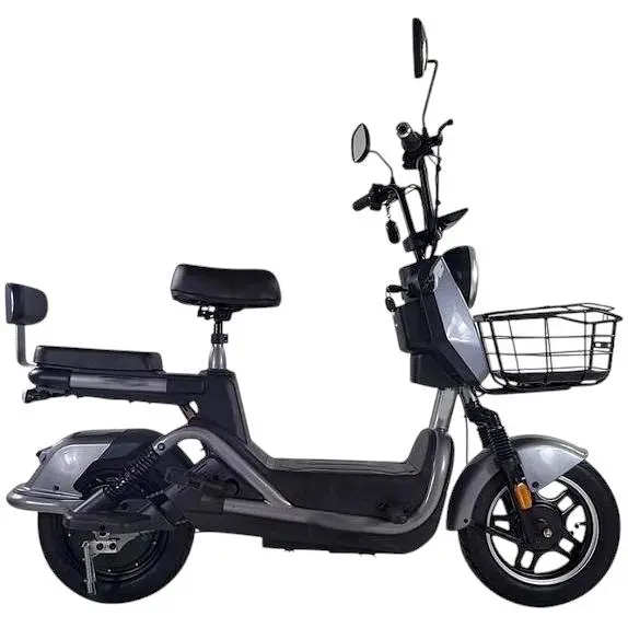 Электроскутер Двухместный Crosser CR2 (800W, 60V, 24ah графеновый АБК) Серый - фото 2