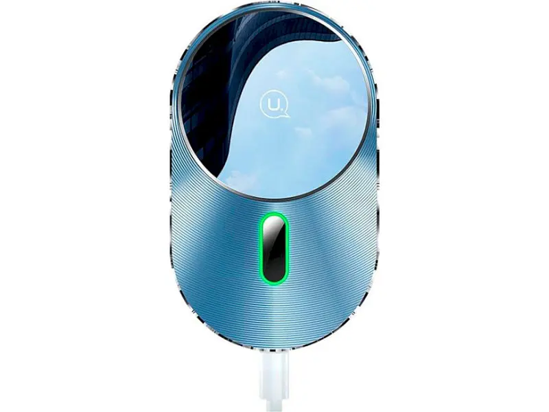 Автомобільний тримач для смартфона USAMS US-CD170 Magnetic 15W Grey (CD170DZ01) - фото 2
