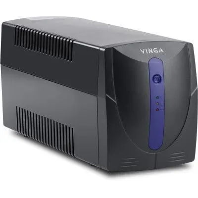 Пристрій безперебійного живлення Vinga LED 1200VA plastic case with USB (VPE-1200PU) - фото 2