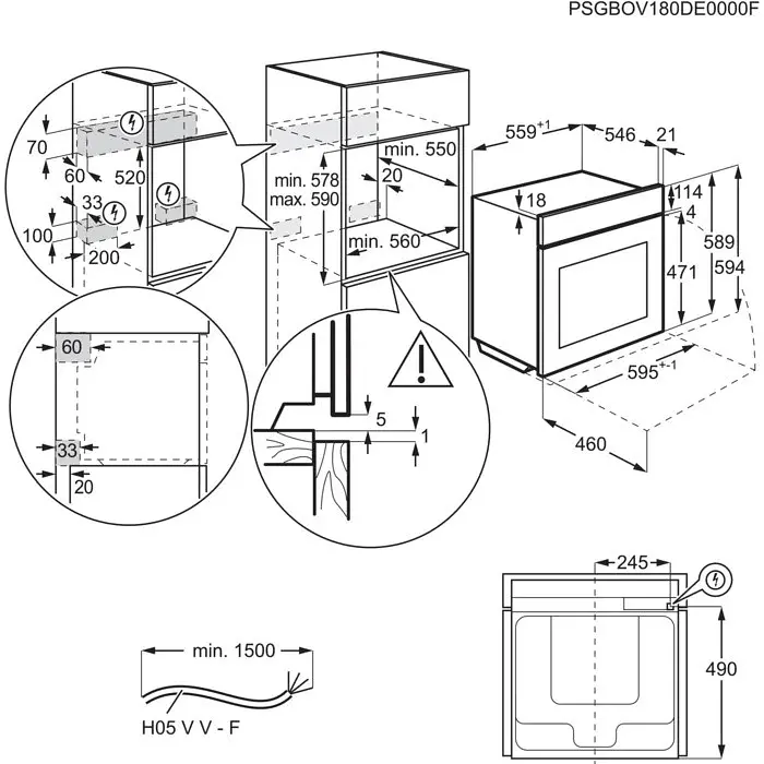 Духовка електрична AEG BSK999330T - фото 3