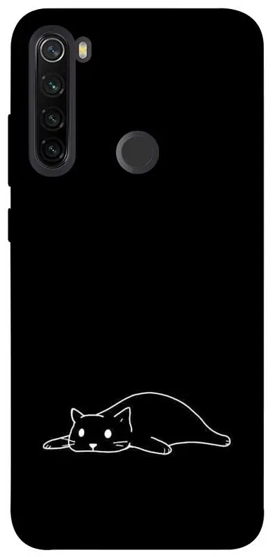 TPU чохол Demsky Lazy cat для Xiaomi Redmi Note 8T