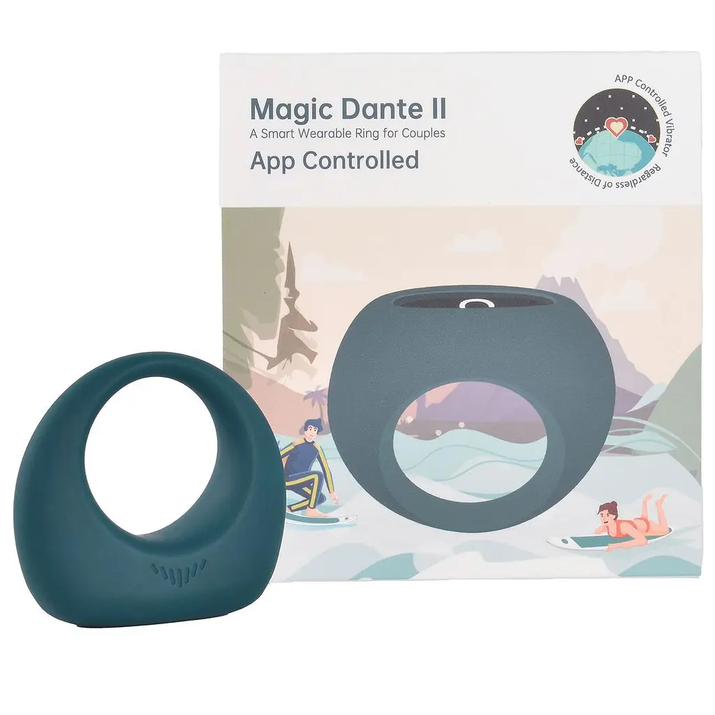 Ерекційне віброкільце Magic Motion Dante II, керування за допомогою смартфона - фото 4
