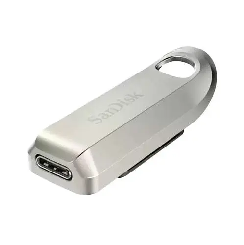 Флеш-накопичувач USB 256Gb SanDisk Ultra Luxe, Silver, Type-C 3.2 Gen 1, до 400 МБ/с (SDCZ75-256G-G4 Kingston teh0029119 - фото 3