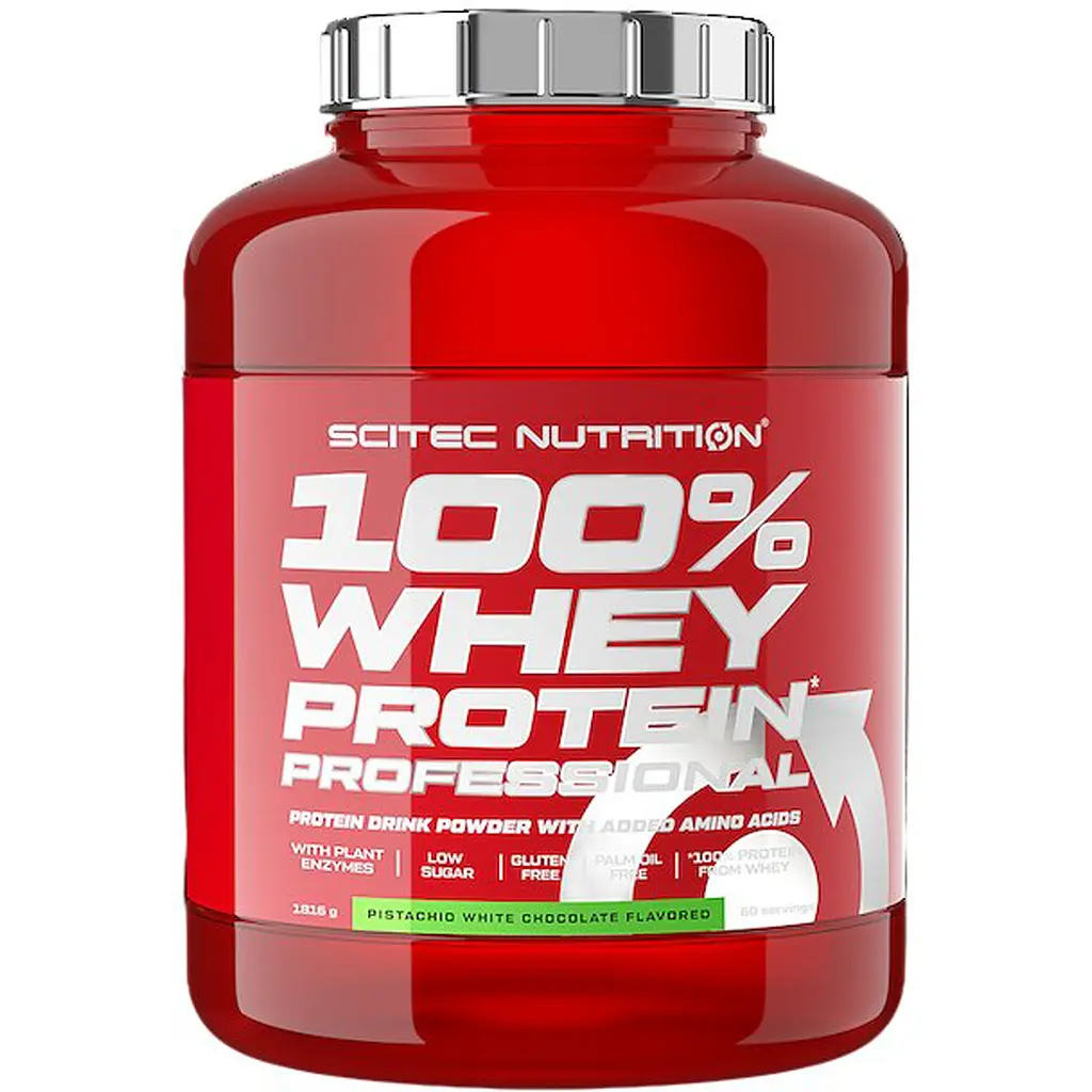 Протеїн Scitec Nutrition 100% Whey Protein Prof Pistachio white chocolate 1.816 кг (5999100033597)