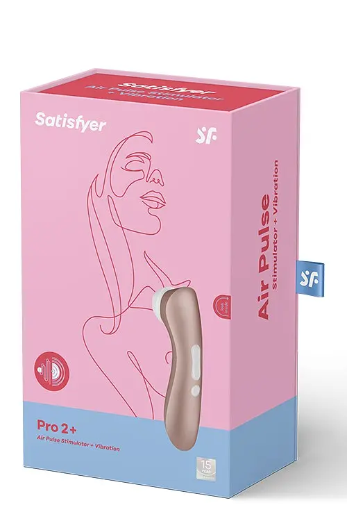 Стимулятор Satisfyer PRO2+ Безконтактний клітора, 16х4 см - фото 2