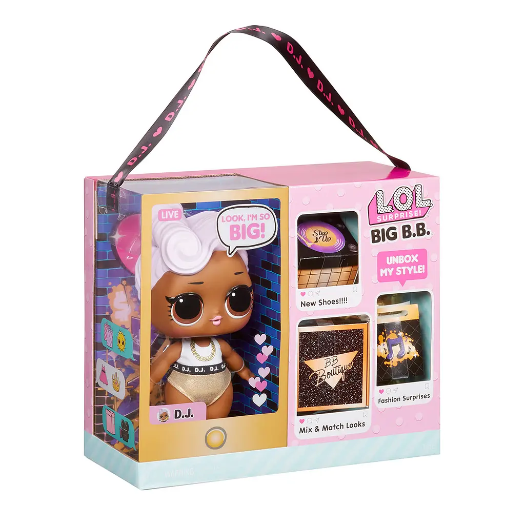 Ігровий набір з мега-лялькою L.O.L. Surprise Big B.B.Doll Діджей, з аксесуарами (573067) - фото 6