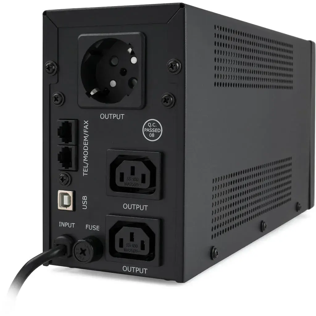 Пристрій безперебійного живлення Vinga LED 850VA metal case with USB (VPE-850PRMU) - фото 4