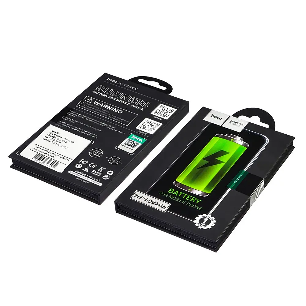 Акумулятор Hoco для Apple iPhone 6S, посилений (2280mAh) - фото 3
