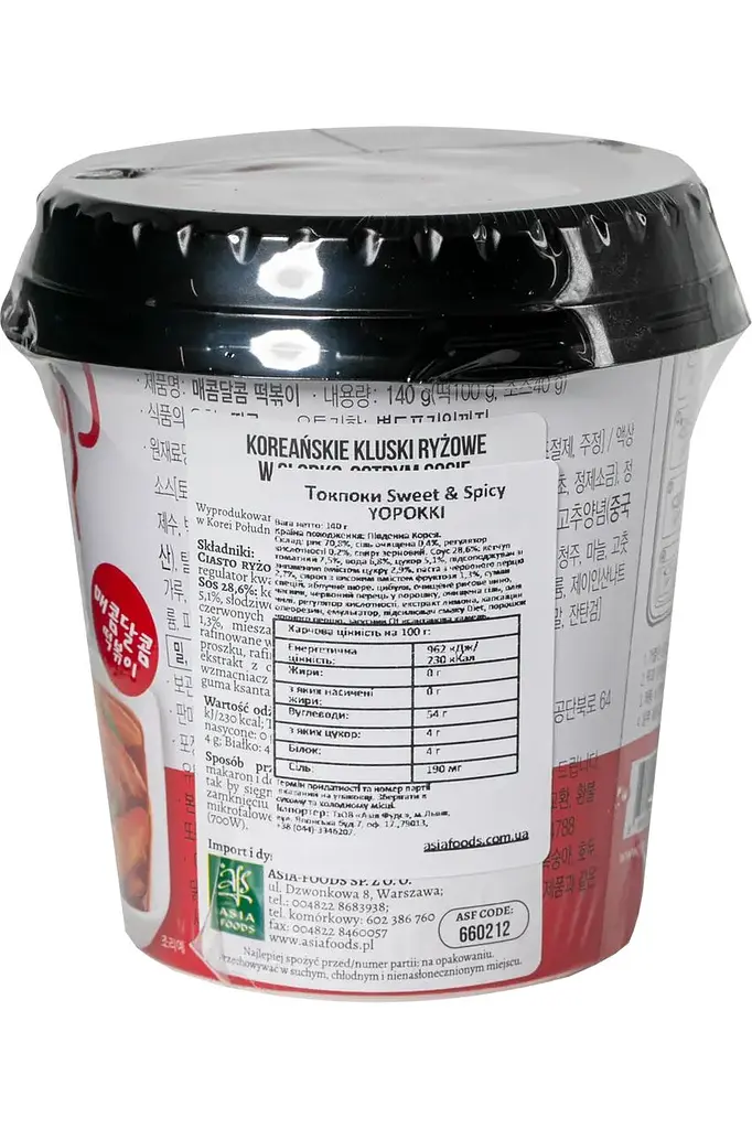 Токпокки Yopokki Sweet&Spicy 140 г - фото 2