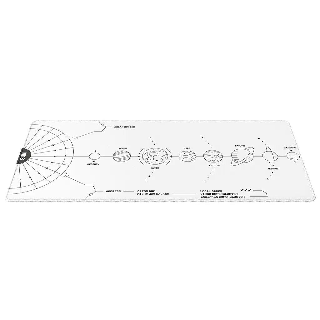 Килимок для мишки Dark Project Terra Nova XL White (DPMP_NOVA_WHITE_XL) - фото 4