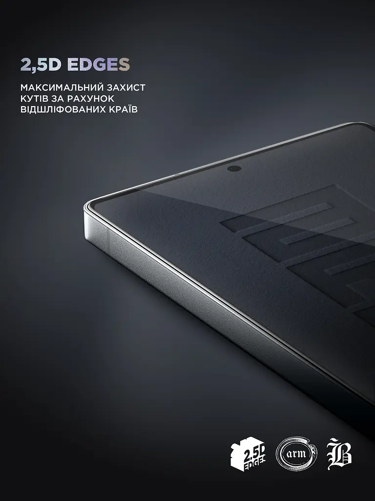 Захисне скло для Samsung Galaxy S24 5G (SM-S921)/S25 5G, Supreme Black Icon, повноекранне загартоване скло 9H, 3D, протиударне, ультратонке, глянцеве, з олеофобним і жировідштовхуючим покриттям, з сіточкою на динамік, преміум - фото 8