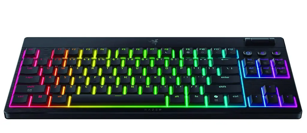Клавиатура Razer BlackWidow V4 Low-Profile TKL Green switch (RZ03-05450500-R3M1) - фото 4