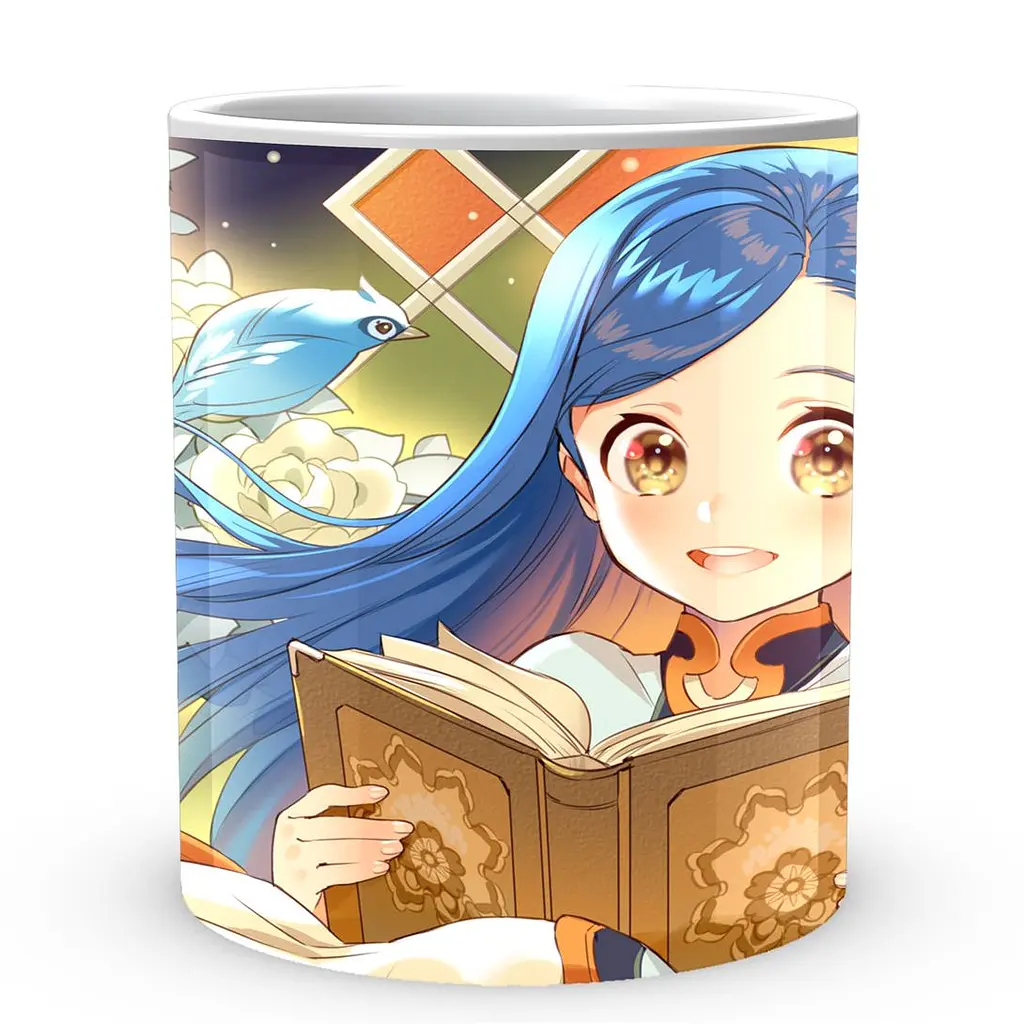 Кухоль GeekLand Ascendance of a Bookworm Влада книжкового хробака Майн HNG.02.06 330 мл білий - фото 2