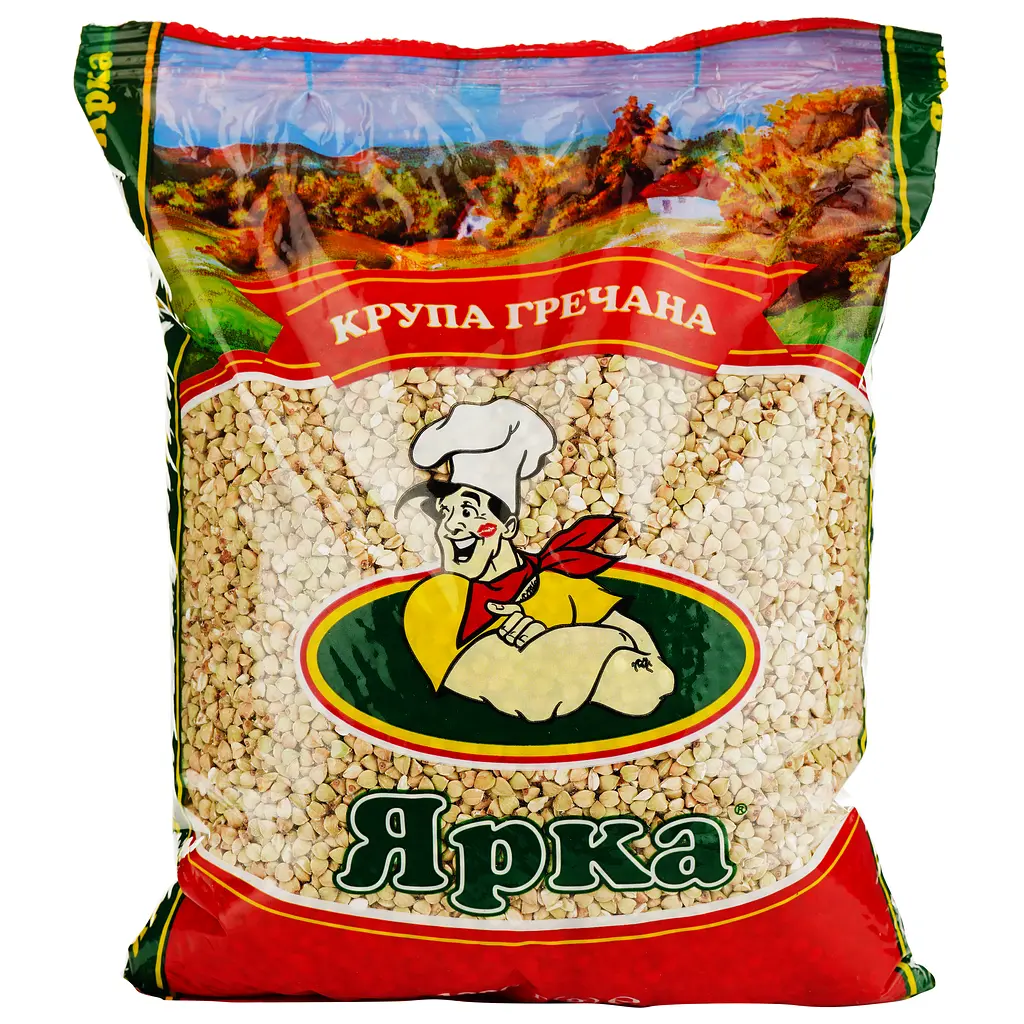 Крупа гречневая непропаренная Ярка 1 кг - фото 2