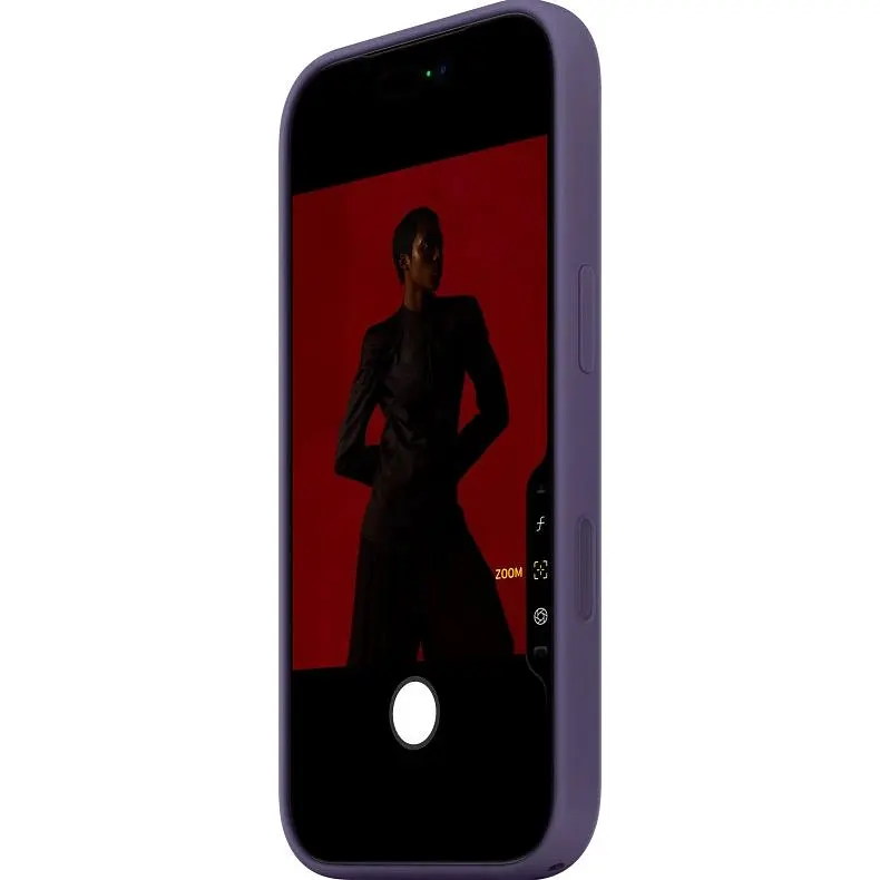 Чохол Silicone Case with Button, Animation & MagSafe для Apple iPhone 17 Pro Max Purple Frog AAA [153246] - фото 4