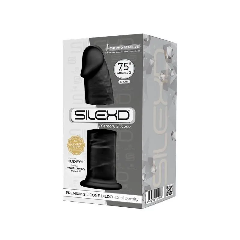 Фалоімітатор SilexD Henry Model 2 Size 7.5 22 см чорний - фото 3