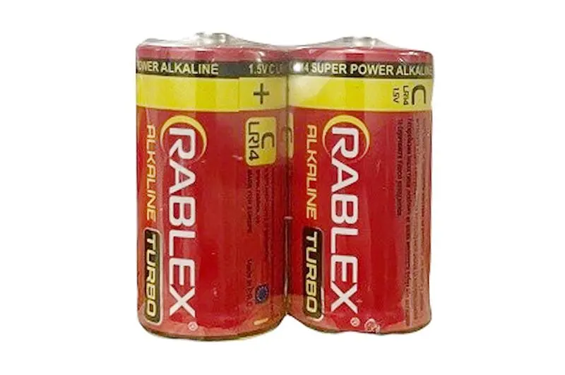 Батарейка сольова Turbo Rablex LR14/C 2 шт. шринка