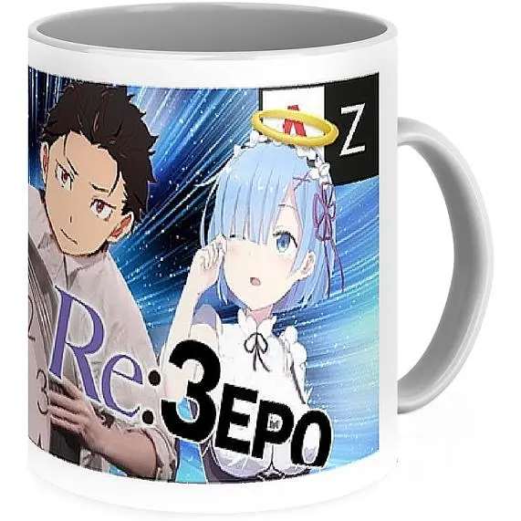 Кухоль GeekLand Життя з нуля в альтернативному світі Re:Zero Зеро RZ.02.05 330 мл різнобарвний - фото 3
