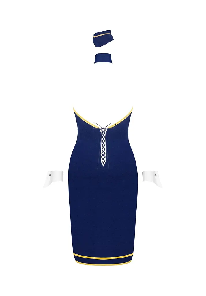 Костюм стюардеси Obsessive Stewardess Uniform XS/S синій - фото 6