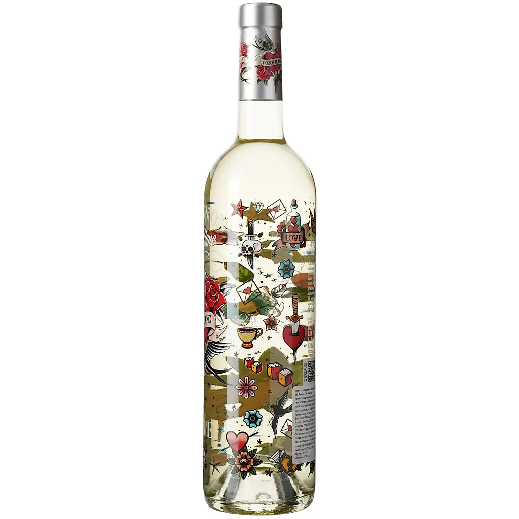 Вино Poison Sauvignon Blanc IGP Pays D'Oc, біле, сухе, 0,75 л - фото 4