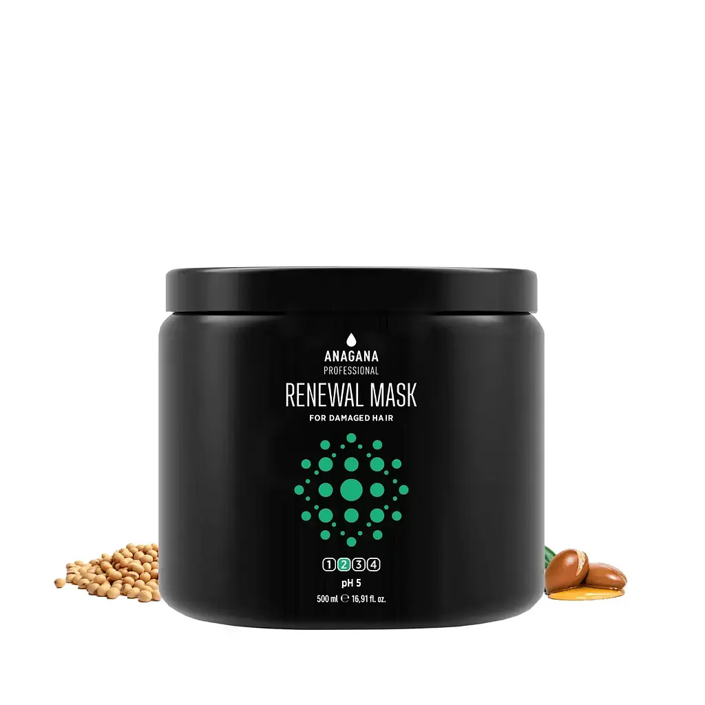 Маска Восстановление для поврежденных волос RENEWAL MASK for damaged hair ANAGANA 500 мл - фото 2