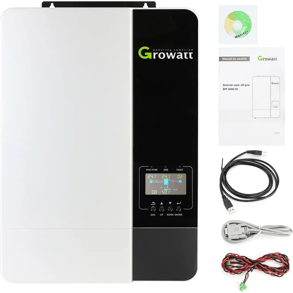 Гібридний сонячний інвертор Growatt SPF 5000ES 48V [153726] - фото 9