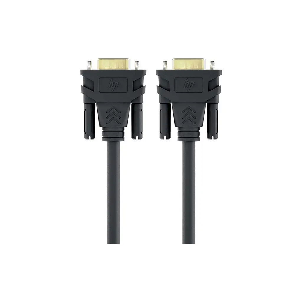 Кабель мультимедійний VGA M to VGA M 1.0m 1080p60Hz black HP (HP_DHC-VG100-1M)