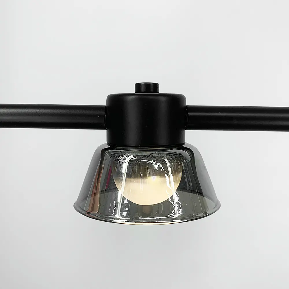 Удлиненная люстра HILDFRID на 5 плафонов Line.F MJ 179L-1200 BK - фото 3