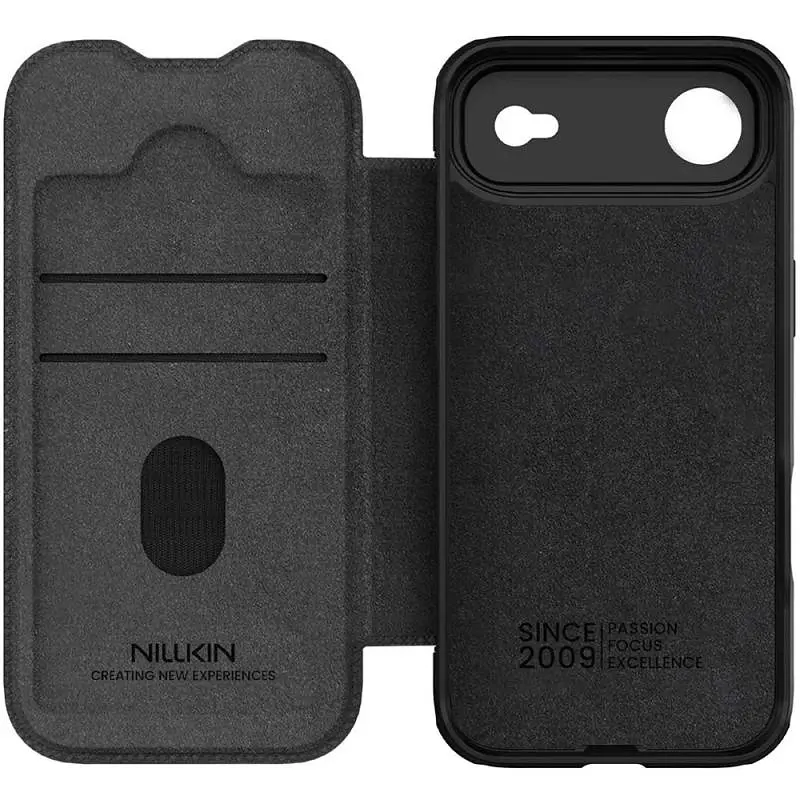 Шкіряний чохол-книжка Nillkin Qin Pro Camshield для Apple iPhone 17 Air 6.5" Black - фото 5