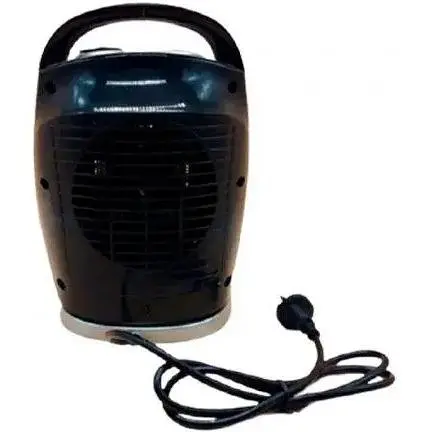 Тепловентилятор Crownberg CB-7749 побутовий обігрівач дуйчик з функцією обертання 1500 Вт Grey - фото 3