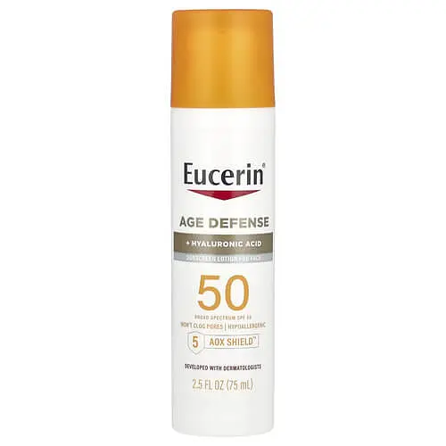 Сонцезахисні засоби Lightweight Sunscreen Lotion For Face SPF 50 75 мл Eucerin vit0004904 - фото 3