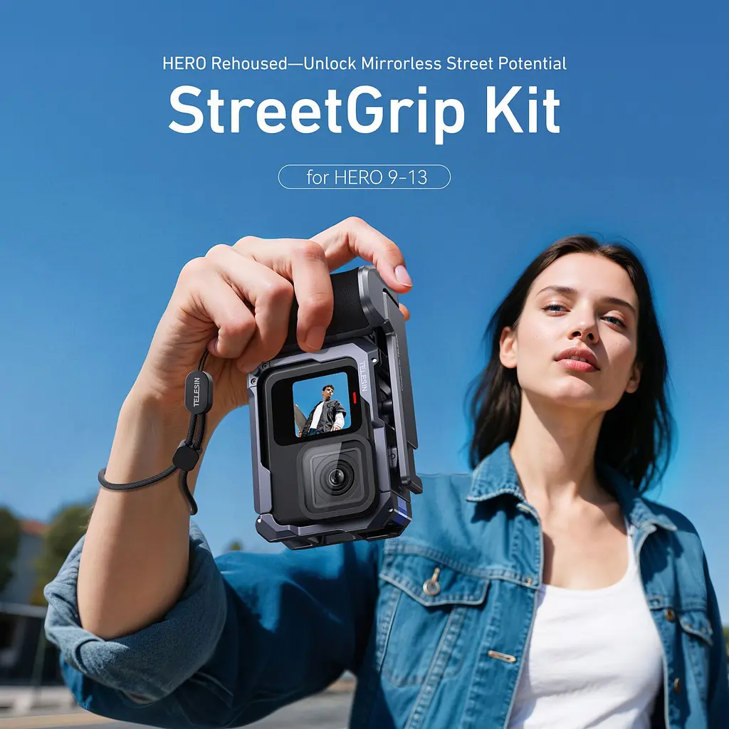Тримач-рамка Telesin StreetGrip S6-FMS-26-TGP для GoPro 13-9 [162388] - фото 9