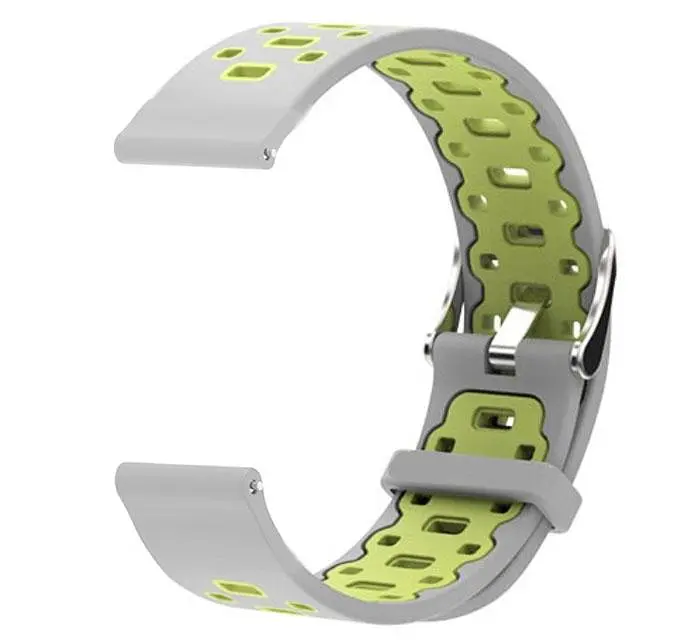 Спортивный ремешок Primo Perfor Classic для часов Samsung Sport Gear SM-R600 Grey Green - фото 3