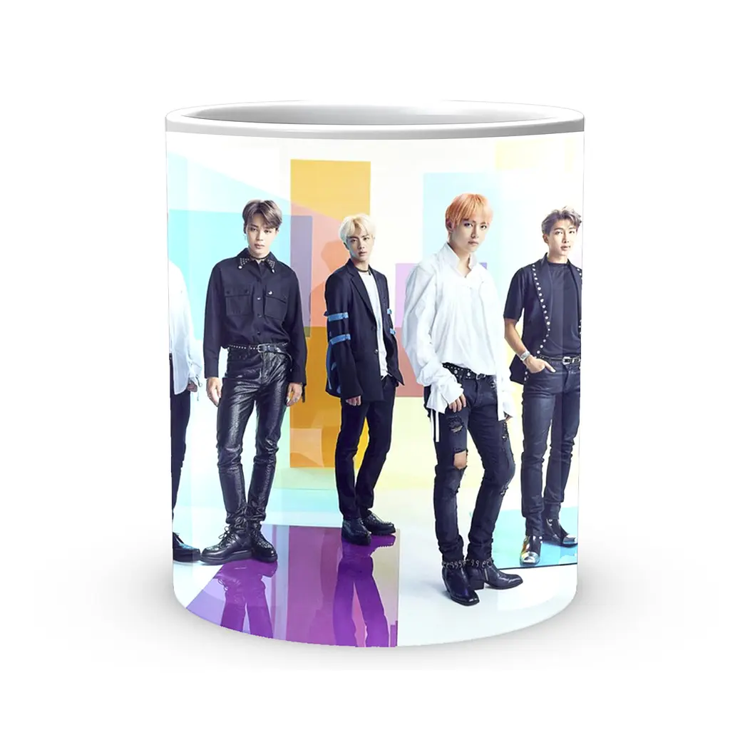 Кружка GeekLand Bangtan Boys Геометричний фон BTS CP 04.470.245 - фото 2