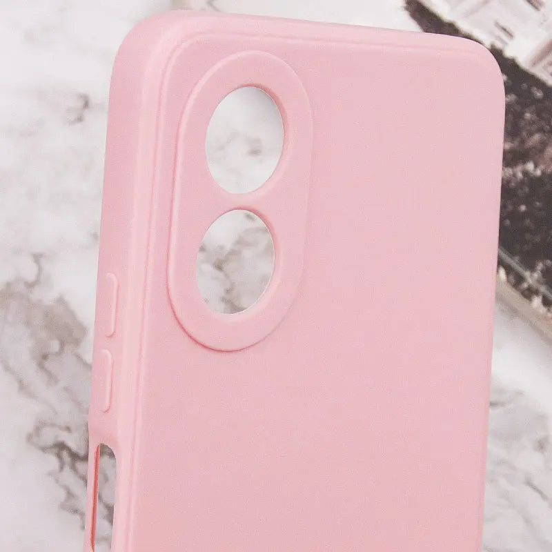 Силіконовий чохол Candy Full Camera для Oppo A58 4G Рожевий / Pink Sand - фото 5