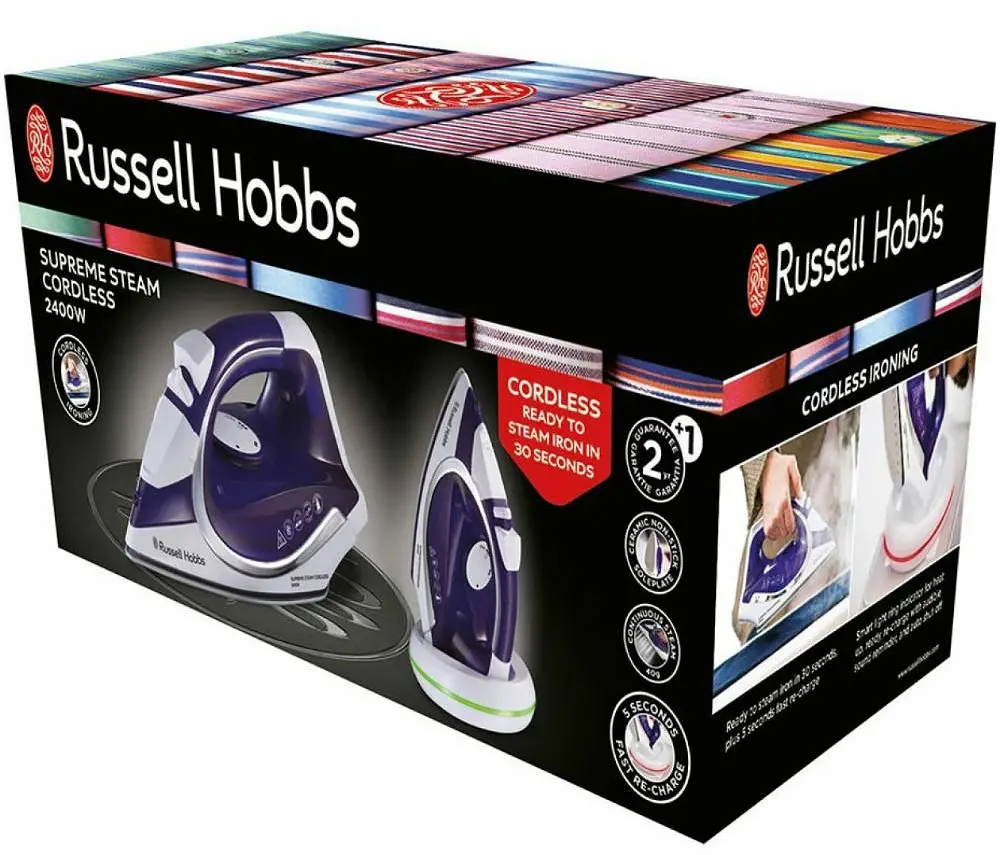 Праска Russell Hobbs Supreme Steam Cordless 23300-56 (6320107) - фото 4