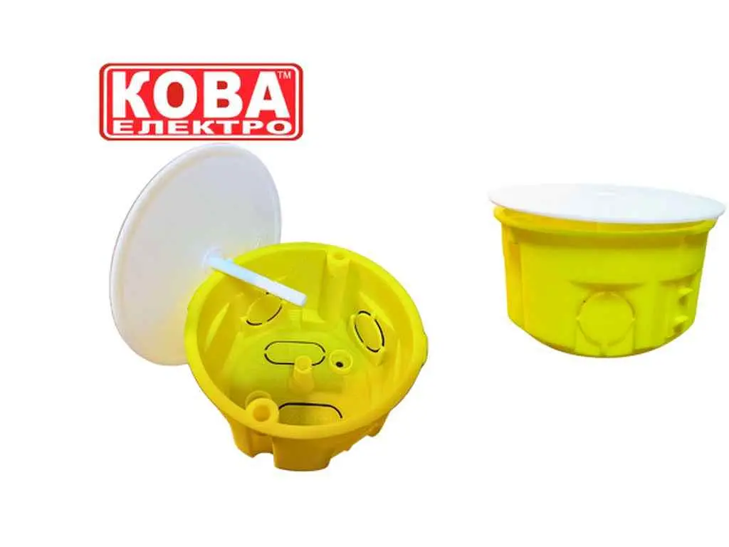 Коробка розподільча КОВА 80мм х 80мм КРБ-80 (бетон) - фото 7