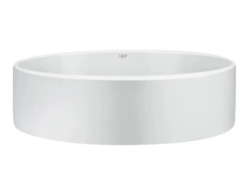 Комплект Qtap Kolibri: Раковина накладна овальна 500x360x140 мм White + Донний клапан PU02 (QT10113054WN47311) - фото 2