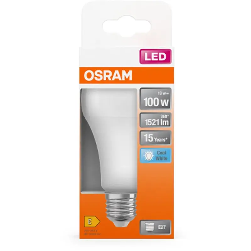 Лампочка Osram CL A100 13W/840 230V FR E27 (4058075304253) - фото 3