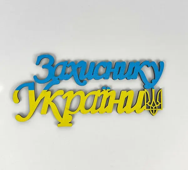 Напис "Захиснику України"